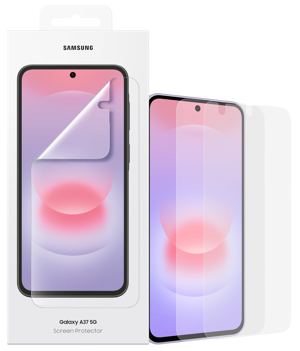 Samsung Displayschutz (Folie), Fettabweisend – für Galaxy A37 5G – 2er-Pack