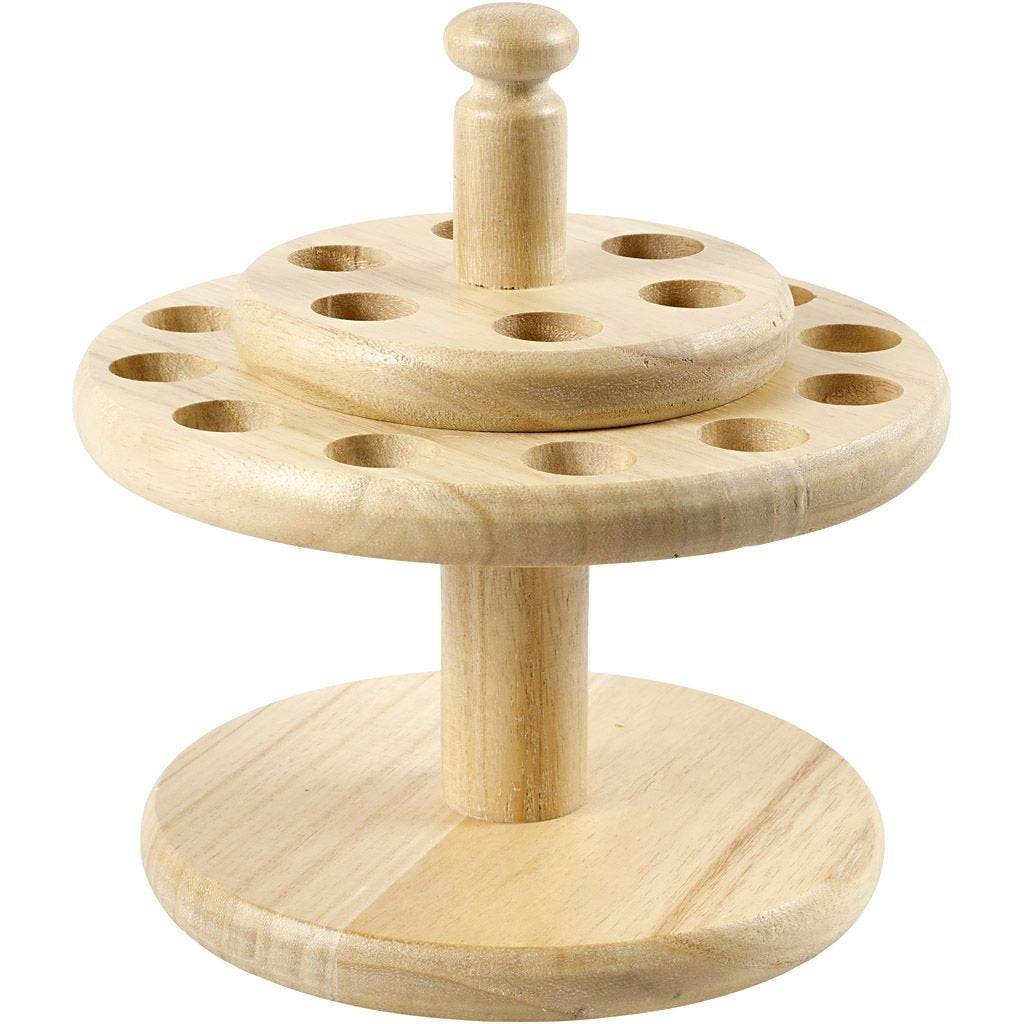 Creativ Company Stiftehalter – für 18 Scheren, Holz, 190 × 130 × 190 mm