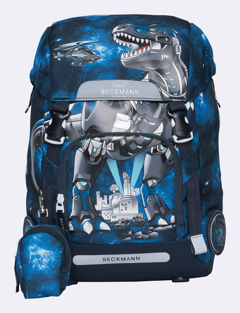 Beckmann Schulrucksack Classic 1st – Tech Rex – 24.0×37.0×25.0 cm