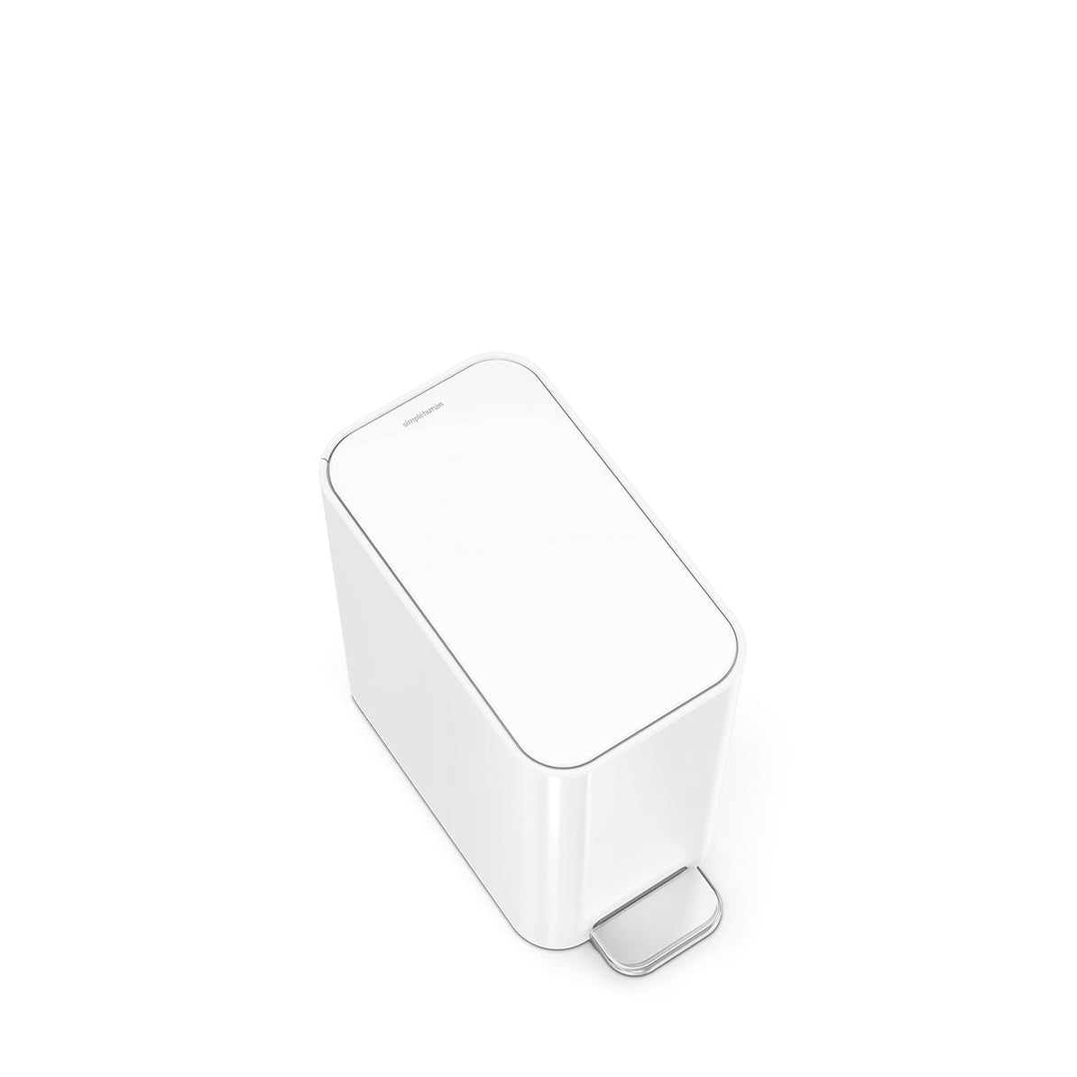 simplehuman Papierkorb – 5 l – Edelstahl – B × H × T 157 × 310 × 320 mm