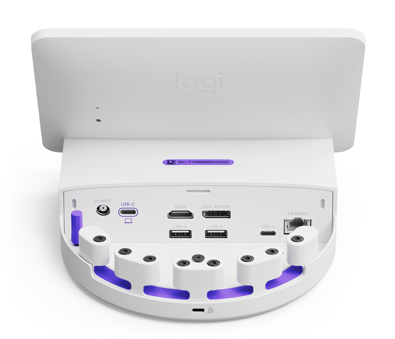 Logitech Meeting Room Display – Touchpanel – 8,0", Wi-Fi 5, Ethernet, Bluetooth, Weiss