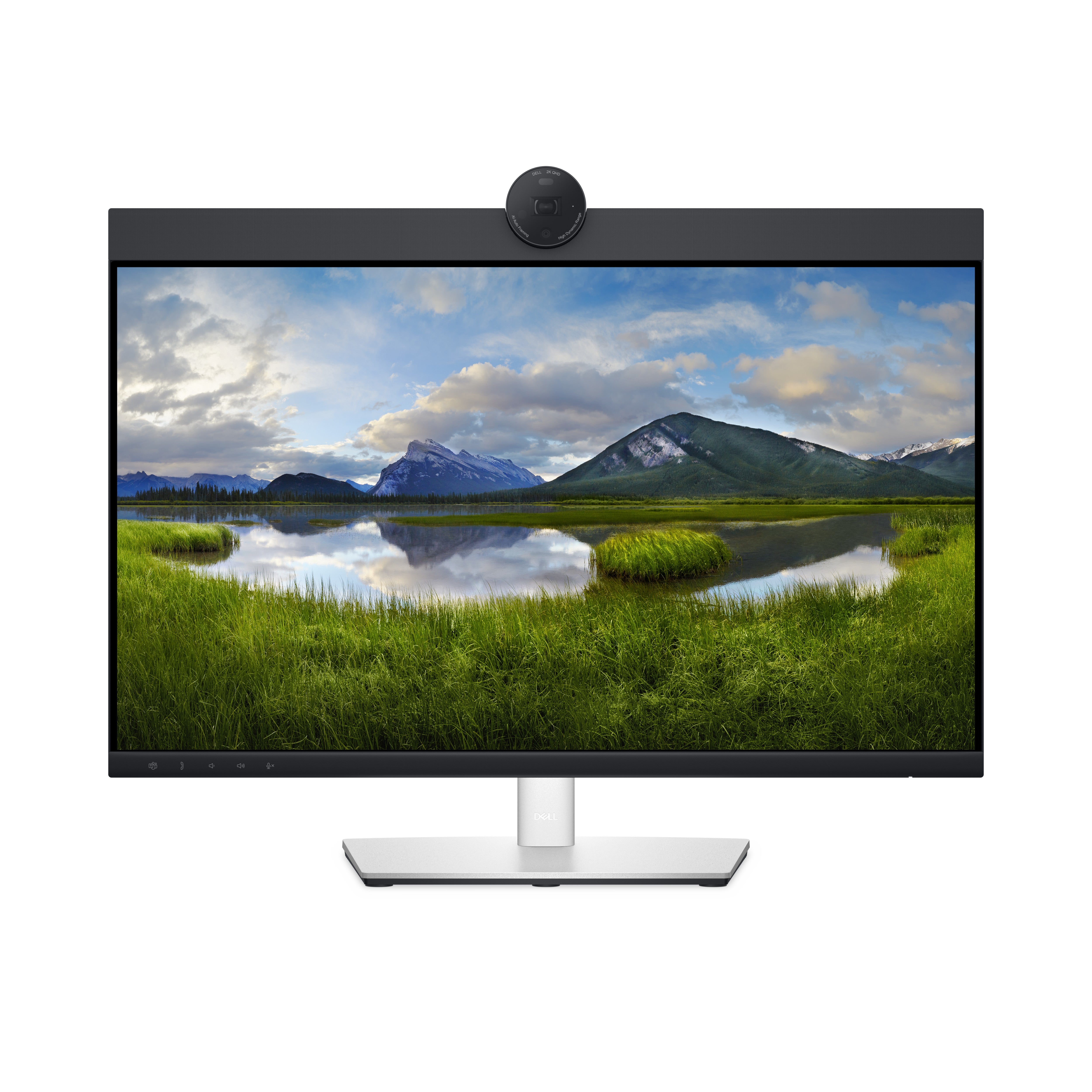 DELL P2424HEB – Monitor, 23,8", 250 cd/m², Webcam, USB-C, Integrierte Lautsprecher, VESA 100 × 100, Schwarz