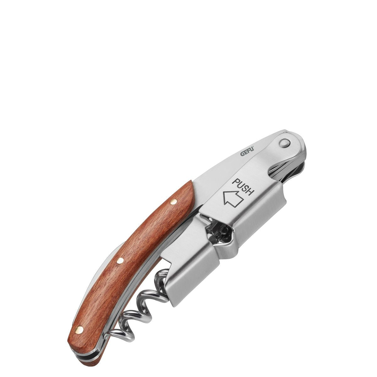 GEFU Kellnermesser PALISSA – 10,7 × 3,2 × 1,5 cm, Rosenholz, Stahl