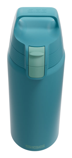 SIGG Trinkflasche 750 ml – Edelstahl, Weithals, Klappdeckel, Blau