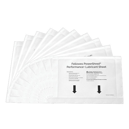 Fellowes Powershred Performance+ – Ölblätter