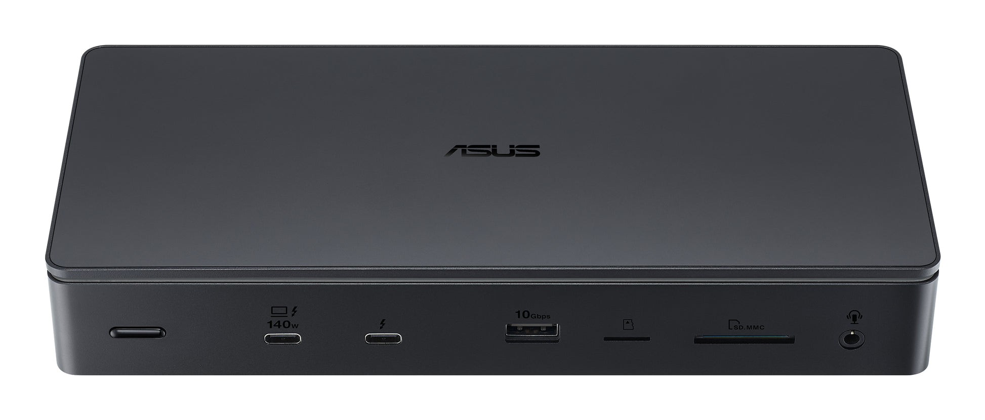 ASUS DC510 Thunderbolt-Hub – Thunderbolt 5, 4× USB-A, 140 W PD, 2,5GbE, SD/microSD, 3,5 mm Audio, TB5 × 3