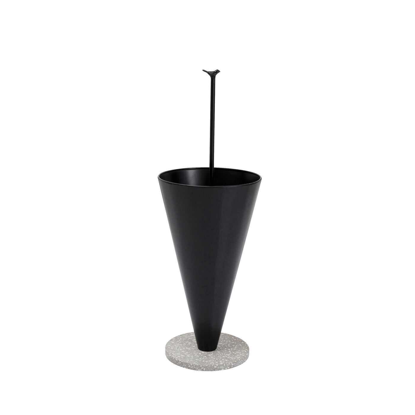 KARE Schirmständer – Stahl, Schwarz, 30 × 30 × 85 cm