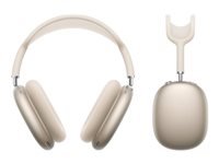 Apple AirPods Max 2024 – Over-Ear Headset – Bluetooth, ANC, Sprachsteuerung – beige, für Apple Siri – bis 20 h