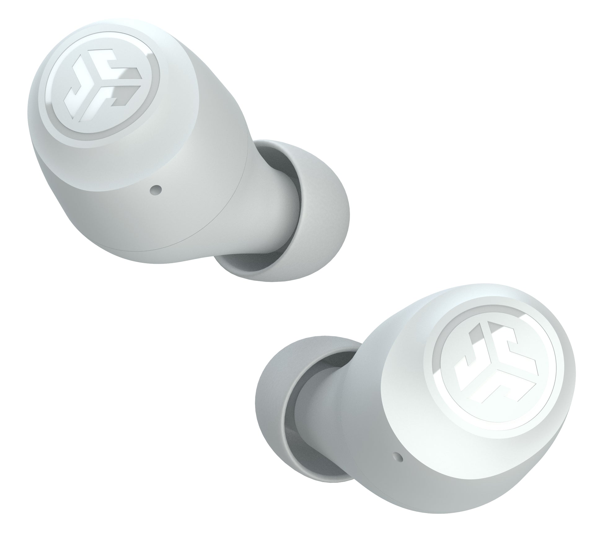 JLab Go Pop+ TWS In-Ear – Stereo, TWS, mit Ladecase, Weiss, BT 5.3