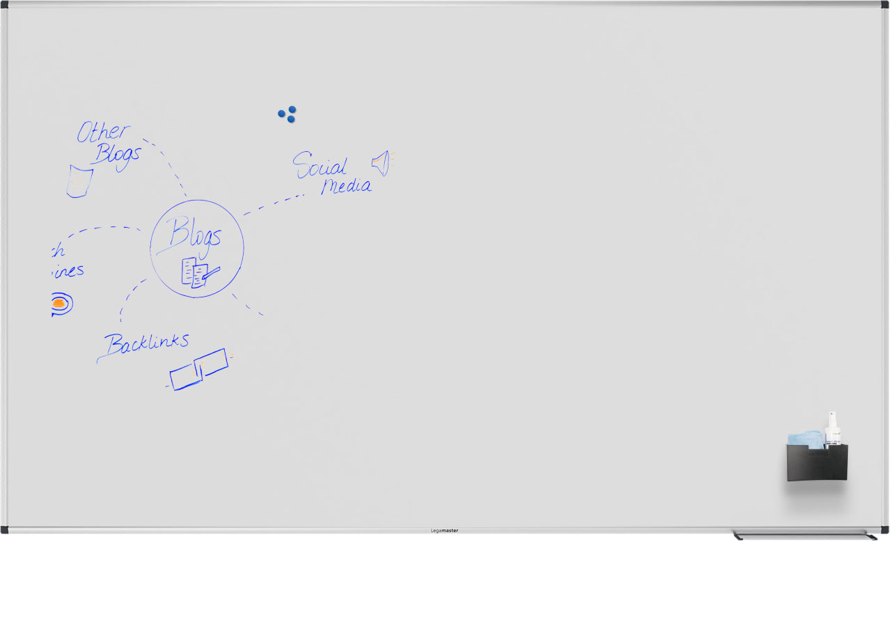 Legamaster UNITE PLUS Whiteboard – Emaille, magnetisch – 200 × 120 cm
