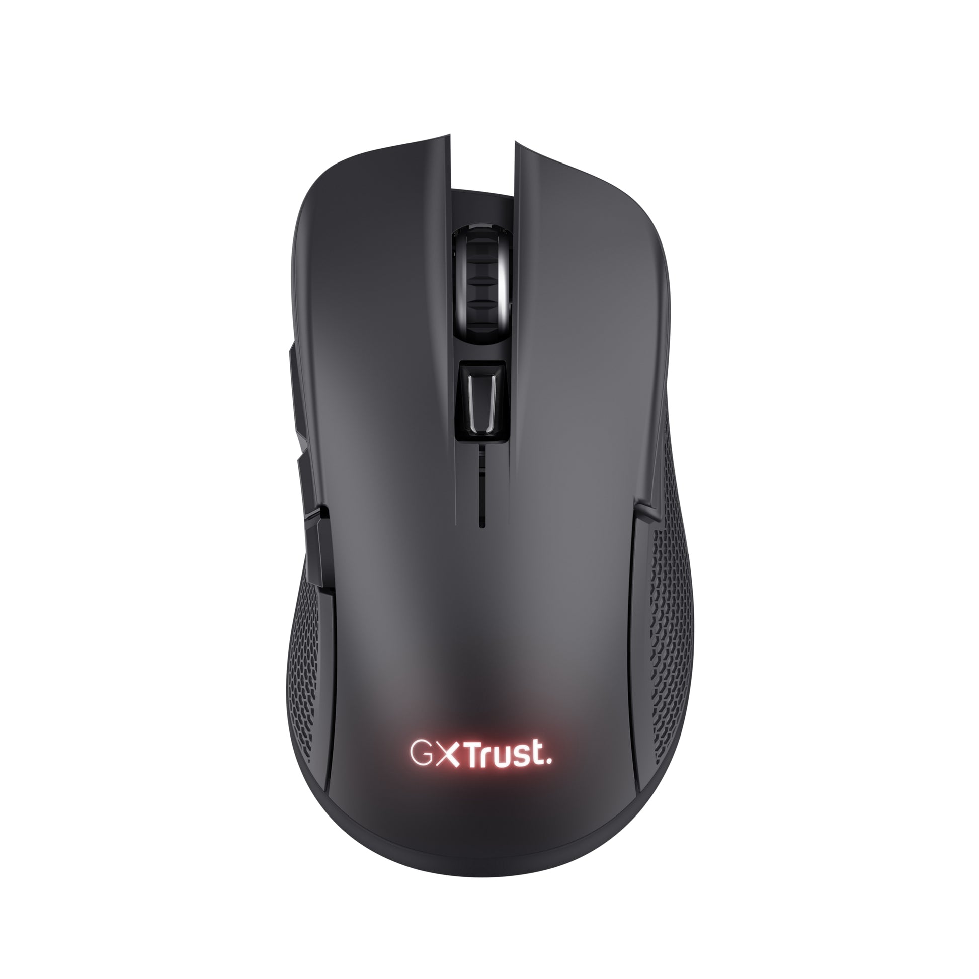 Trust GXT931 Ybar Gaming-Maus – Kabellos, Bluetooth, USB-C, 7'200 dpi, 4 Tasten, Rechtshänder, Schwarz