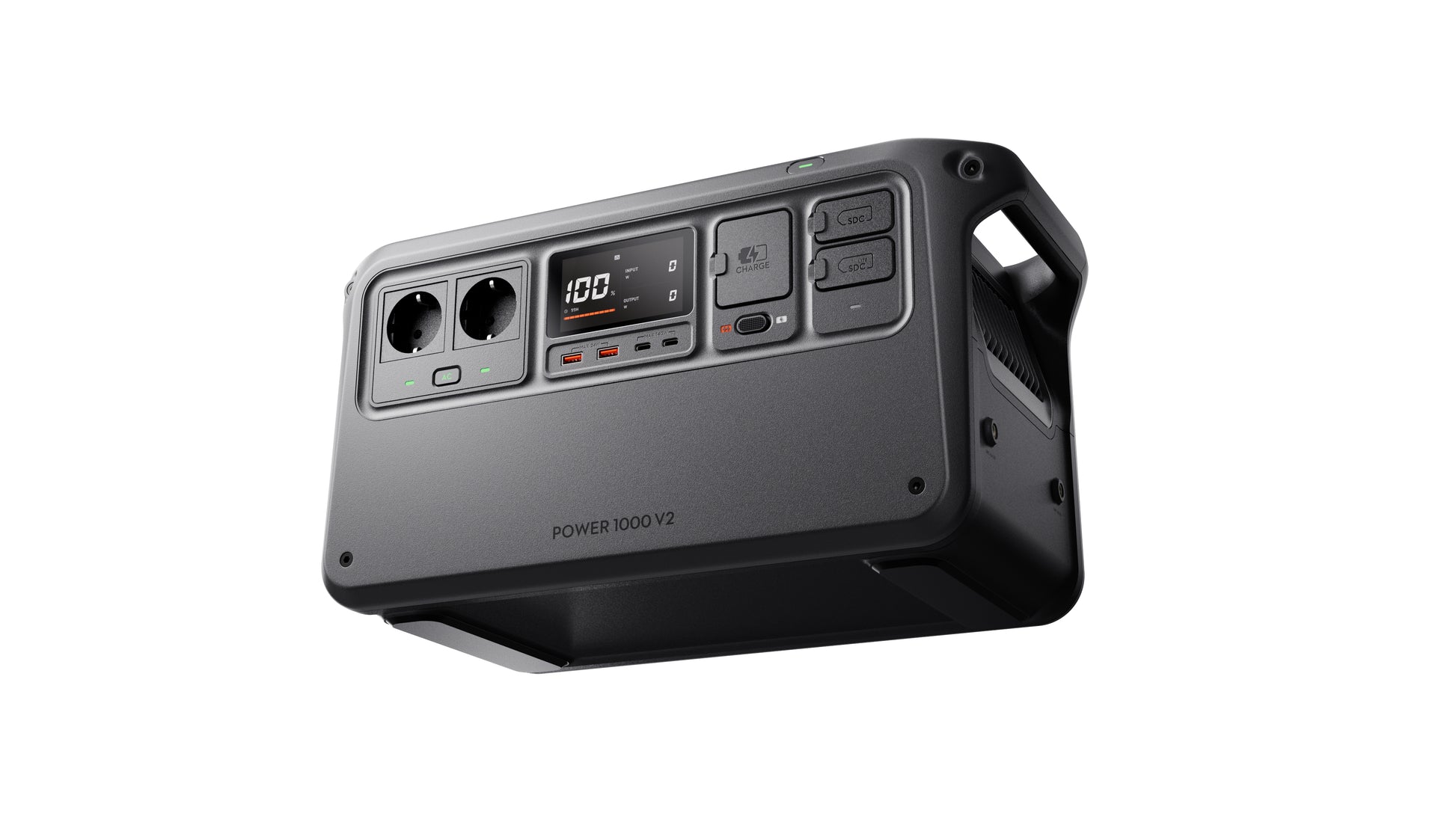 DJI Power 1000 V2 – Powerstation, 1024 Wh, 2600 W AC, LiFePO4, 6× AC, LCD, Wireless Charger
