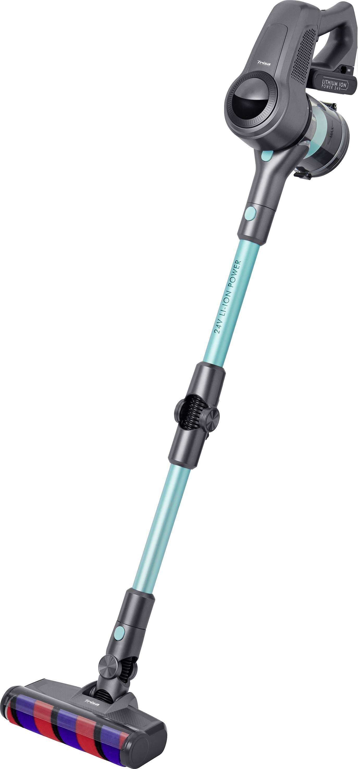 Trisa Electronics Trisa Stabstaubsauger T9312 – 0,5 l, Akkubetrieb, 24 V, 26 × 26 × 126 cm