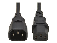 Eaton Netzkabel, IEC C13 auf IEC C14, 250 V, 10 A, 2 m, Schwarz