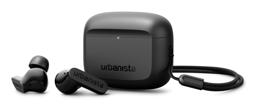 Urbanista Palo Alto – True Wireless In-Ear Kopfhörer – Bluetooth, ANC, IP54 – Schwarz – bis 45 h