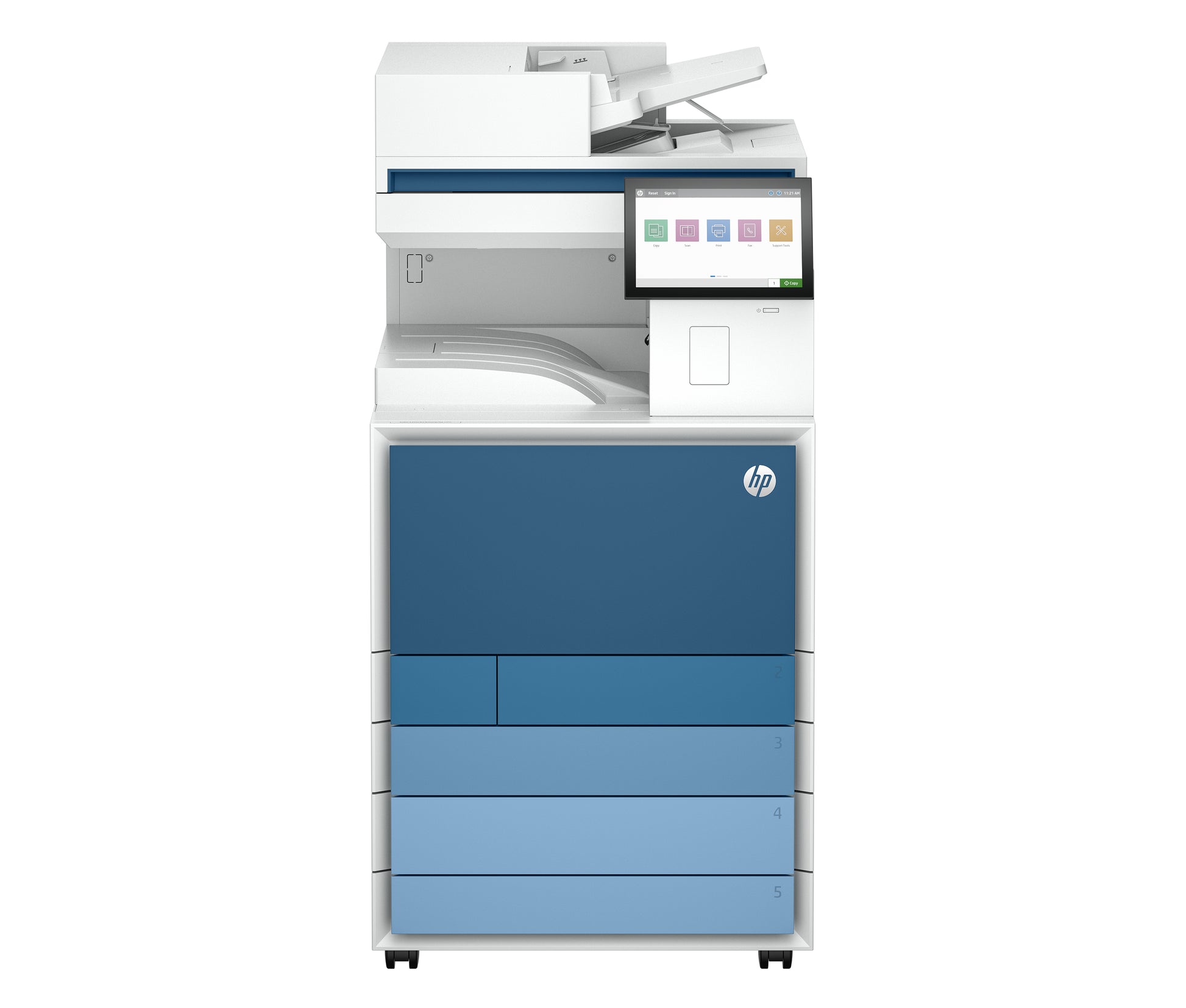 HP Color LJ Enterprise 8801dn – Farbiges Laser-MFP A3, 4-in-1 – USB/LAN – Duplex, ADF – 60 S./Min. S/W, 60 S./Min. Farbe