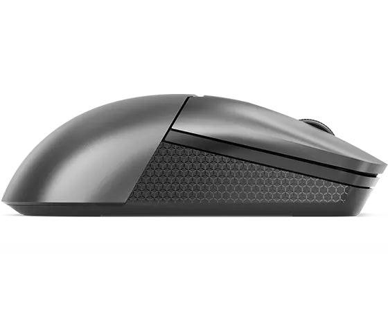 Lenovo M600S Gaming-Maus – kabellos, Bluetooth + 2,4 GHz, USB-C, 19'000 dpi, 6 Tasten, beidhändig, grau