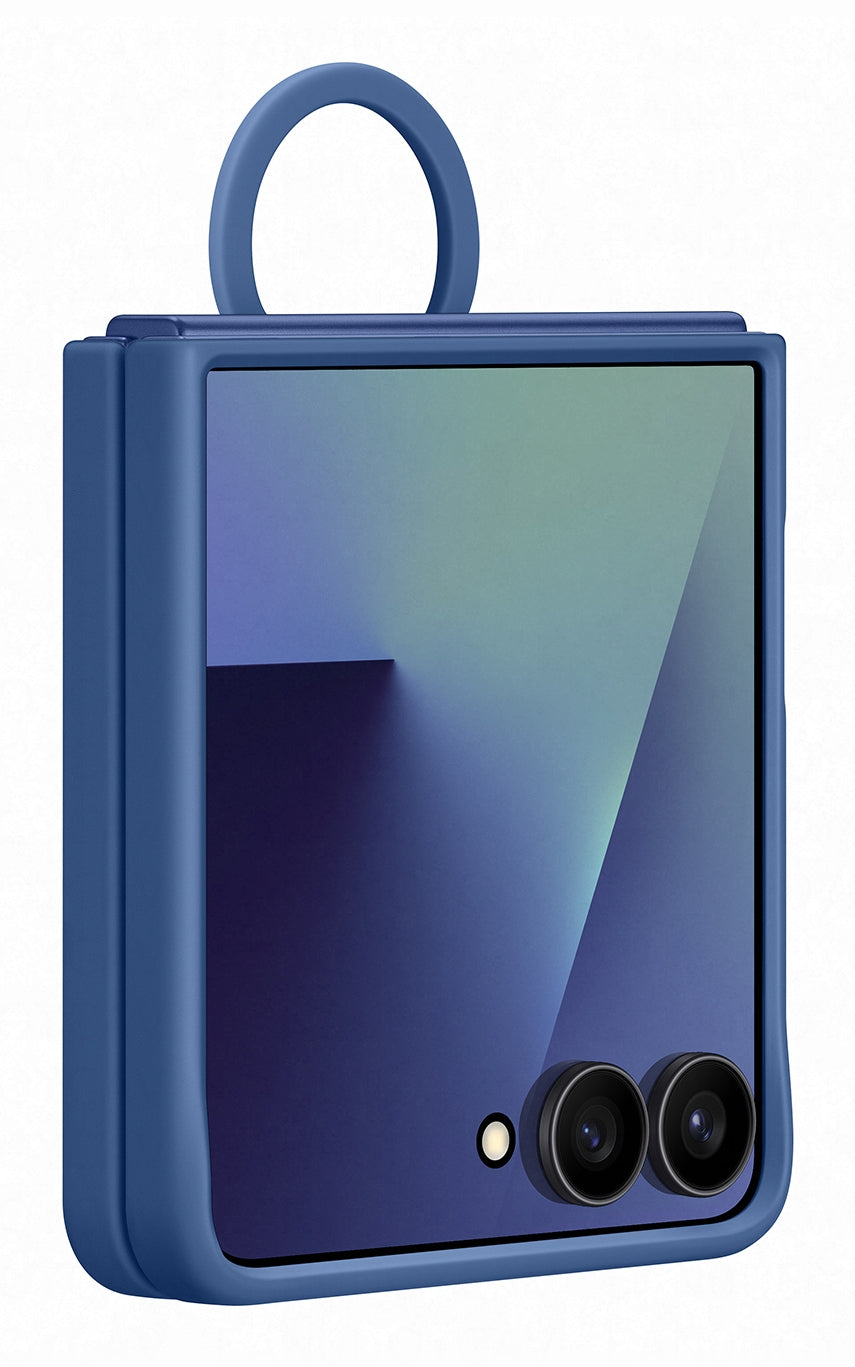 Samsung Backcover – für Samsung, Silikon, Navy, Anti-Fingerprint-Oberfläche