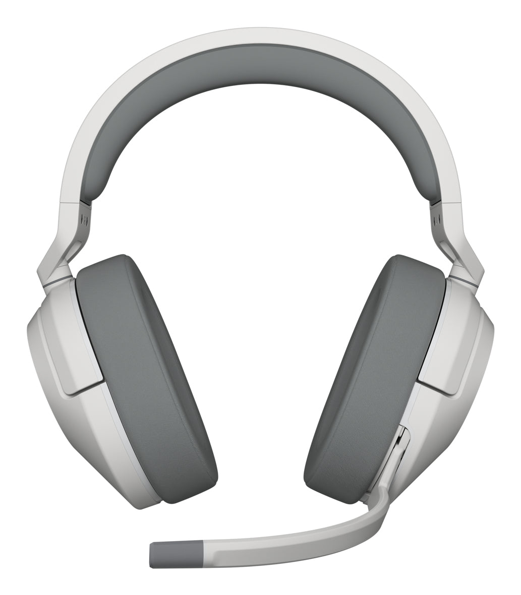 Corsair HS55 WIRELESS – Gaming-Headset, Over-Ear – 2,4 GHz/Bluetooth 5,2, mit Mikrofon – Weiss
