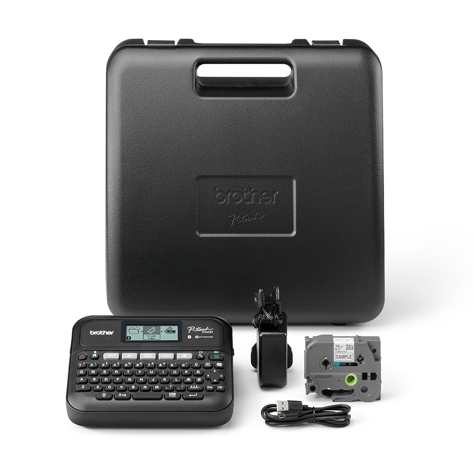 Brother PT-D460BTVP – Beschriftungsgerät für TZe-Bänder, USB, WLAN, Bluetooth, 180 × 180 dpi, 30 mm/s