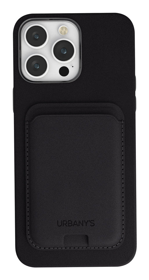 Urbany's Urbanys – Kartenhalter – MagSafe, Veganes Leder – Schwarz