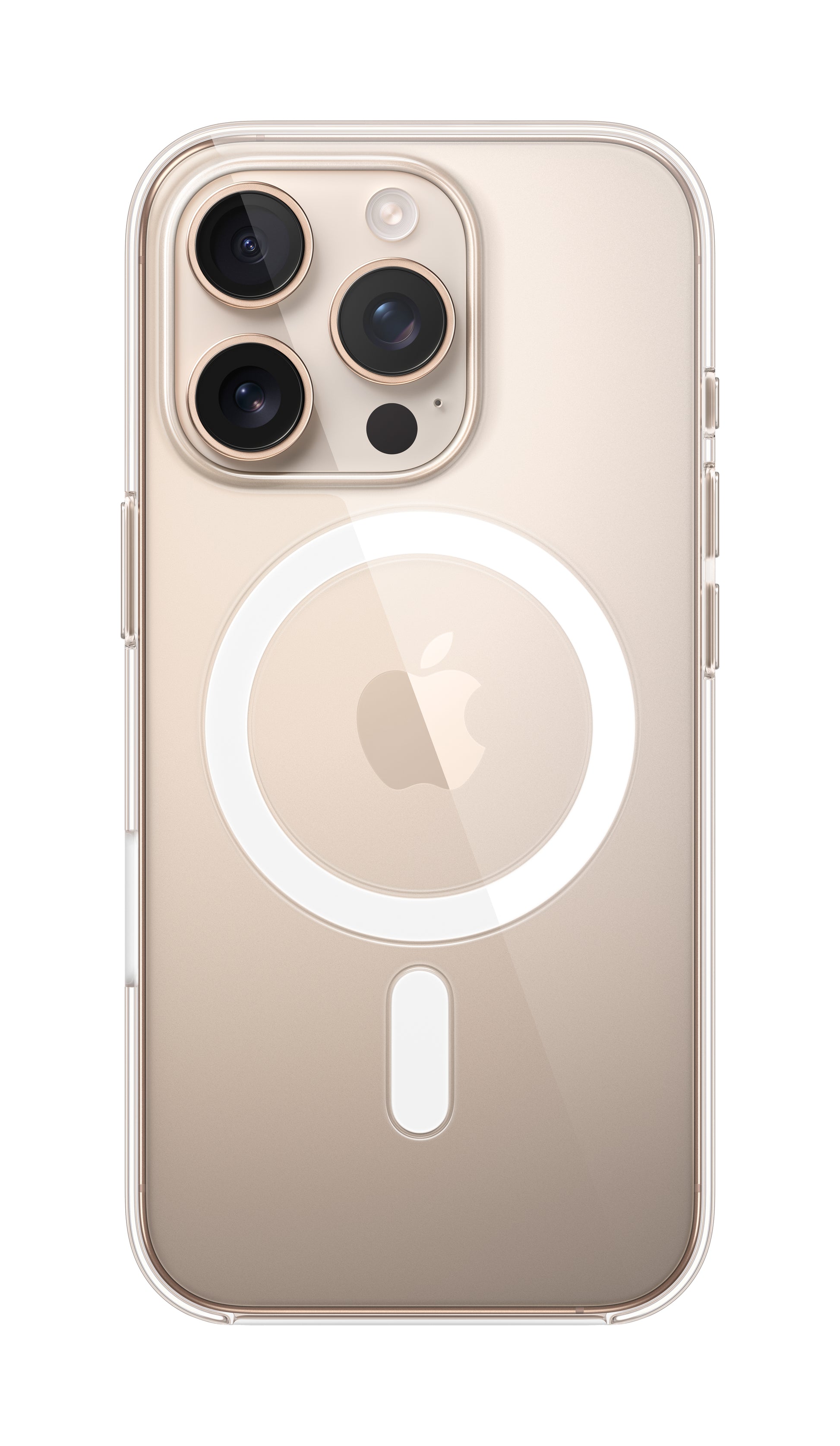 Apple Backcover – für Apple iPhone 16 Pro – transparent – PC, MagSafe-kompatibel