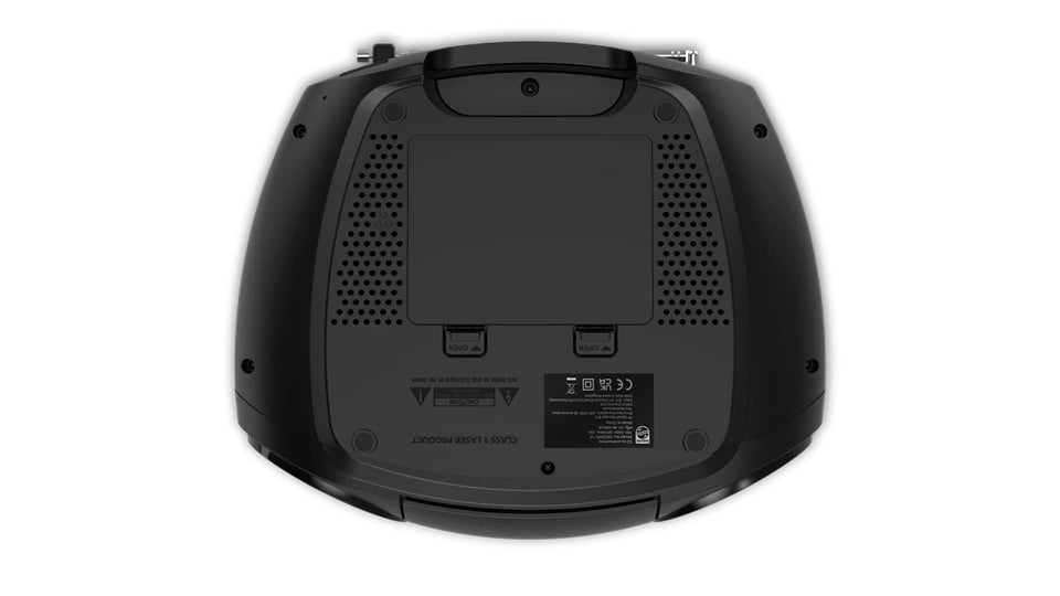 Philips TAZ2500/10 – Portabler CD-Player, DAB+/UKW, Kassettendeck, Bluetooth – Schwarz