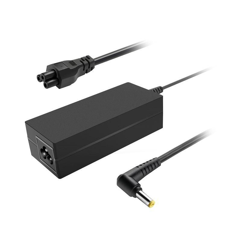 CoreParts Netzteil 75 W – 19 V/3,95 A, Stecker 5,5×1,7 mm, IEC C5 – für Acer, Toshiba – schwarz