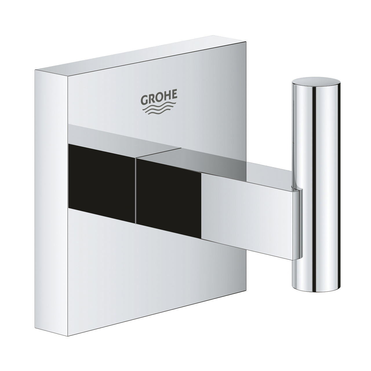GROHE Haken Start Cube – Metall, zum Schrauben, Chrom