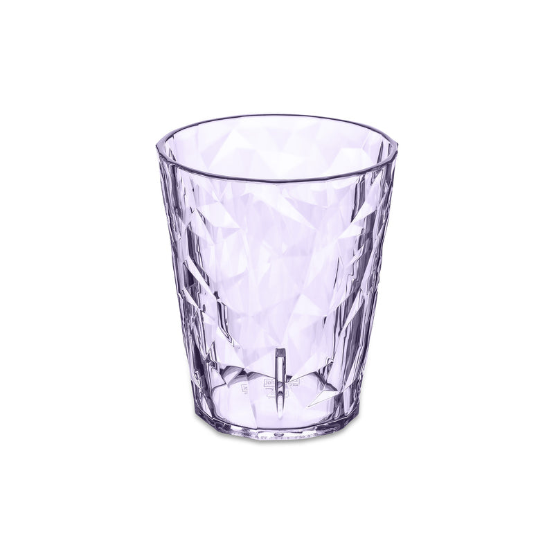 Koziol Becher Club Light S – 250 ml, Ø 8,2 cm, Kunststoff, Lavendel, spülmaschinenfest