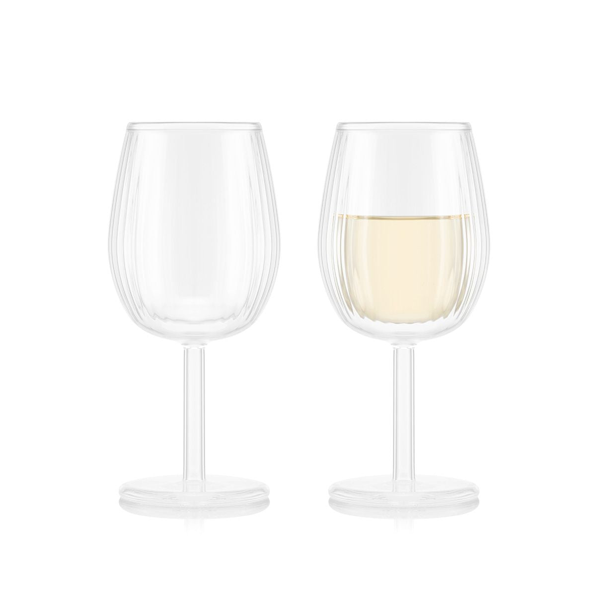 Bodum Douro Weissweinglas – 0,20 l, Borosilikatglas, Transparent, spülmaschinenbeständig, 2 Stück