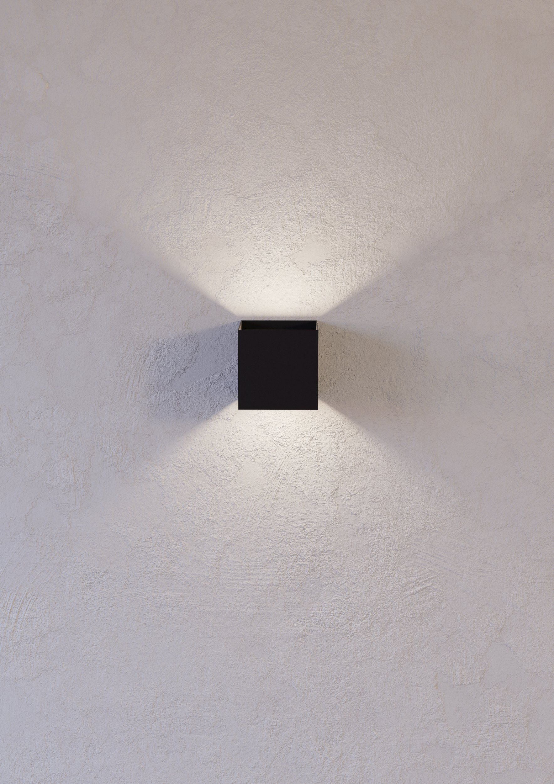 EGLO LED Wand-/Deckenleuchte VALMONTONE – 10 × 10 cm, 400 lm, 2 W, 3000 K, schwarz/transparent