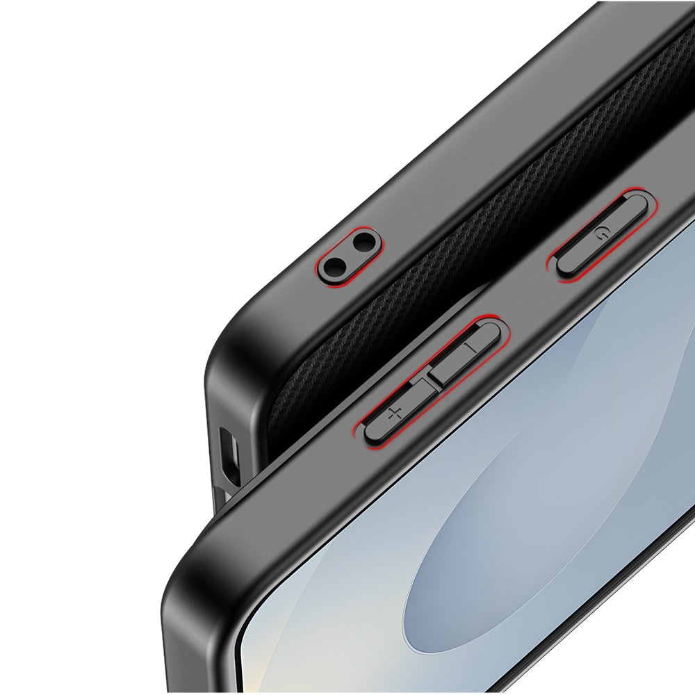 nevox StyleShell NYLO Backcover – für Samsung Galaxy S26, Nylon+TPU, schwarz