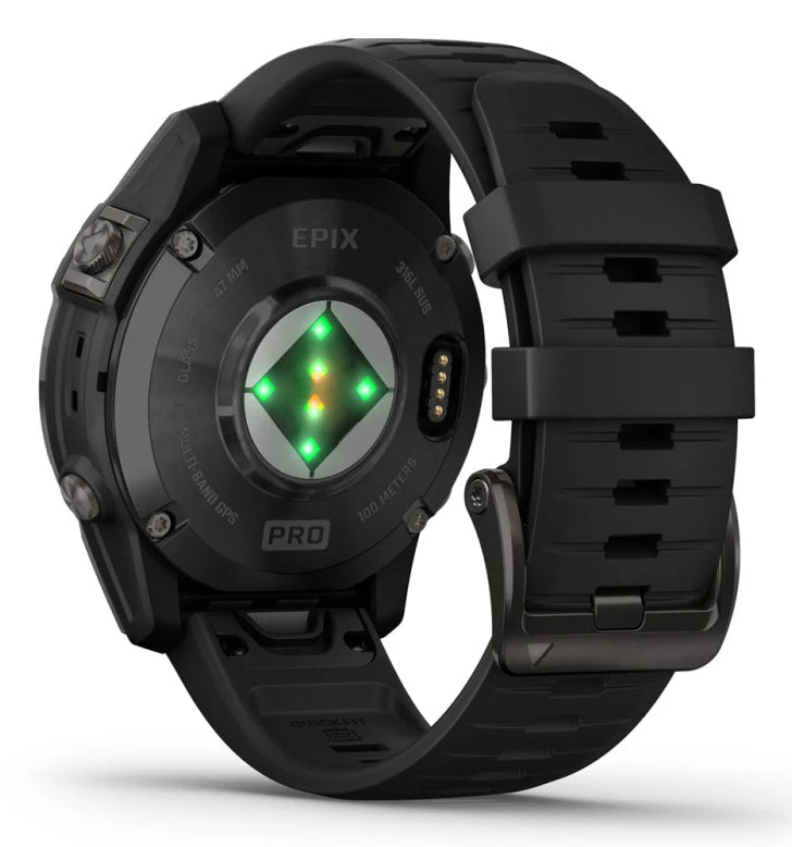 Garmin Epix Pro (Gen 2) – GPS-Smartwatch – 47 mm, 1,4", GPS, WLAN, AMOLED, Gorilla Glass, 10 ATM, Schwarz