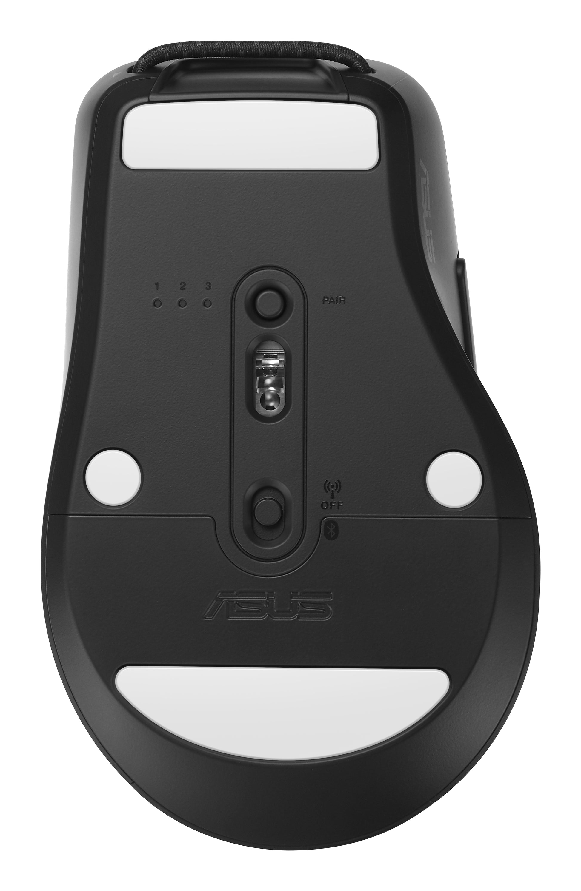 ASUS Smarto MD200 Office – Maus – Kabellos (Bluetooth/2,4 GHz), rechts, Schwarz