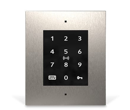 2N Access Unit 2.0 Touch – 108×45×131 mm, schwarz, IP54