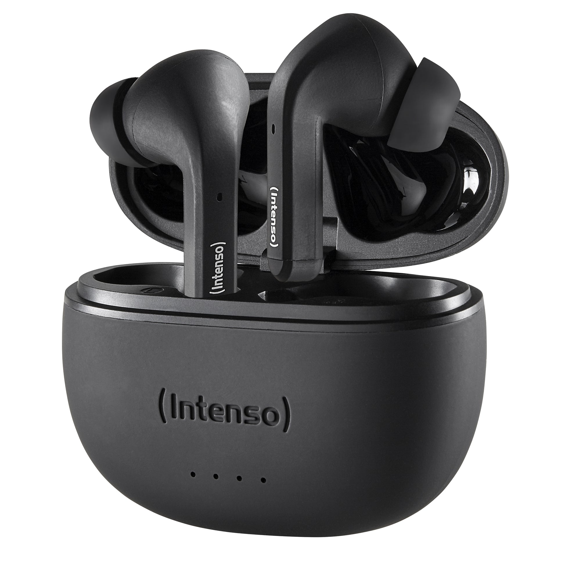Intenso Black Buds T300A TWS In-Ear – ANC, mit Ladecase, Schwarz, BT 5.3