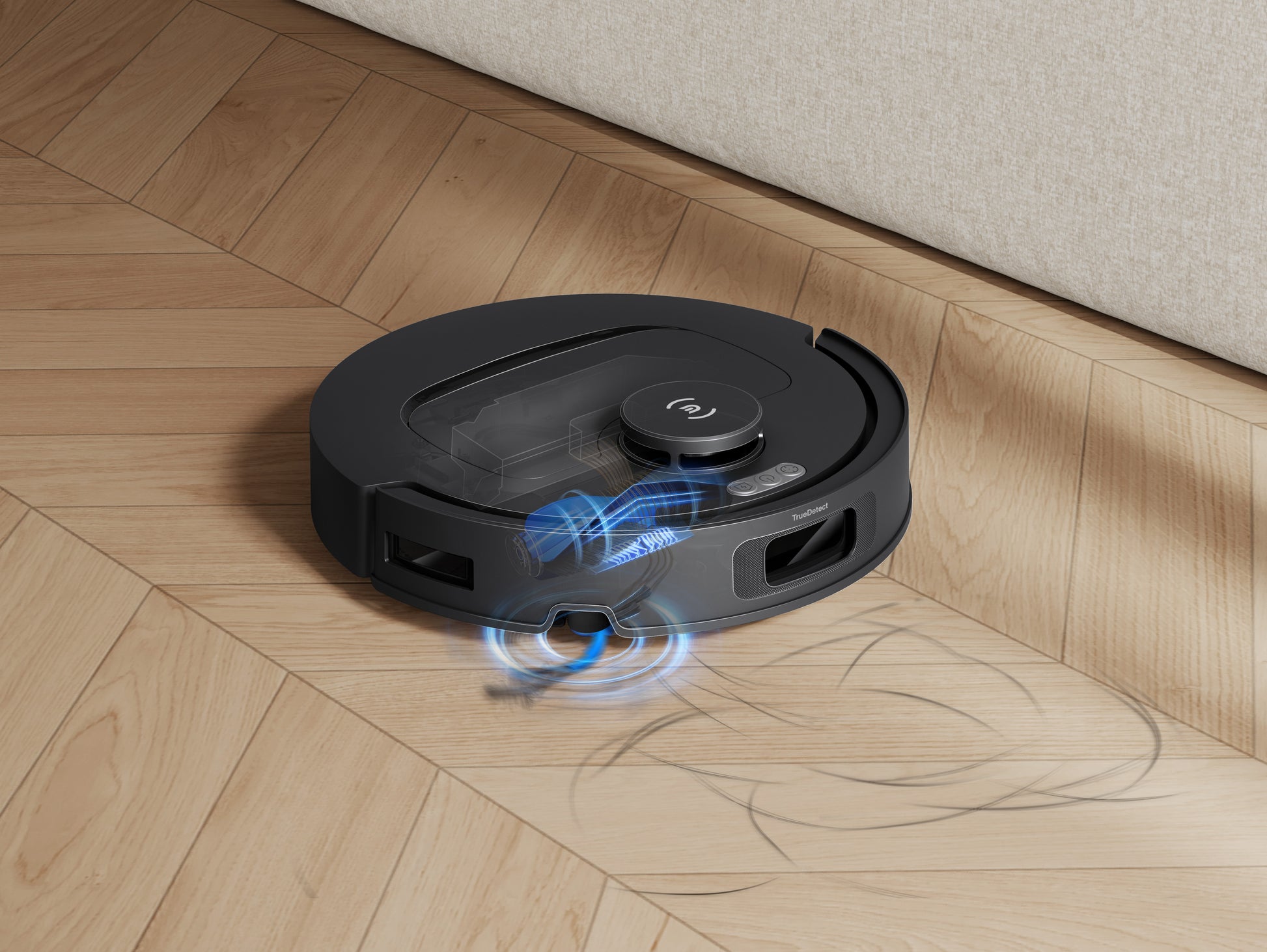 Ecovacs Saugroboter DEEBOT T30e OMNI, mit Absaugstation, mit Wischfunktion – 25000 Pa, 180 min, Höhe 100 mm