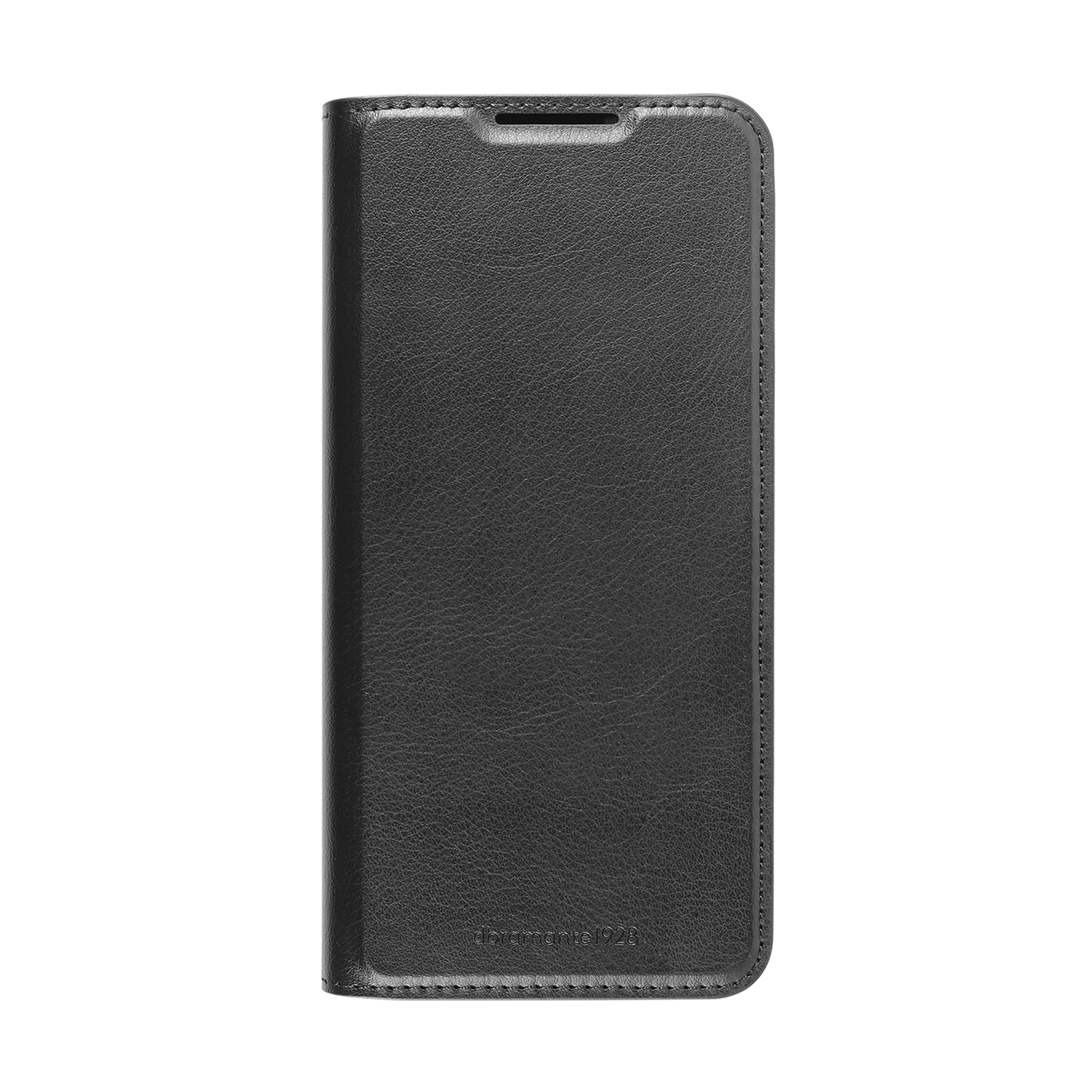 dbramante1928 Oslo Folio – für Samsung Galaxy A25 5G, mit Ständer, mit Kartenfach, PU, Schwarz, Displayschutz