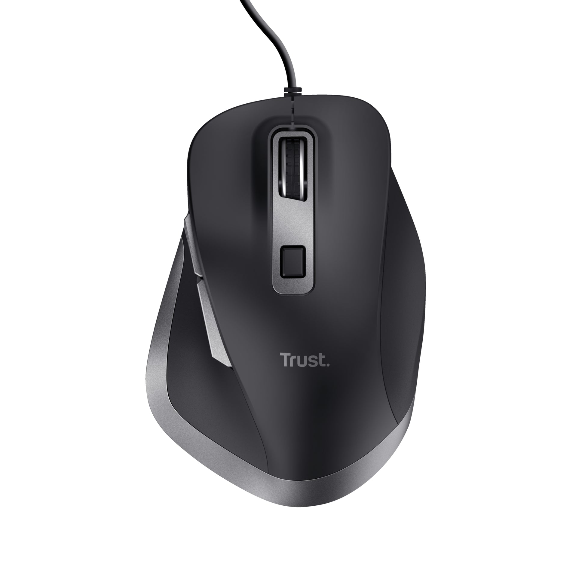 Trust Fyda Eco – Maus – Kabelgebunden (USB‑A), rechts, Schwarz