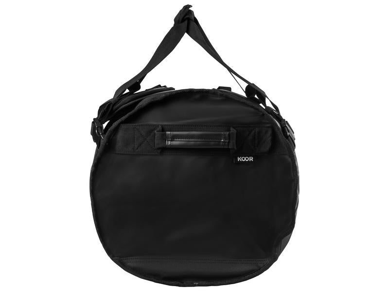 KOOR Sporttasche Sooma – 50 l, aus rPET, schwarz, 37 × 40,5 × 60,5 cm