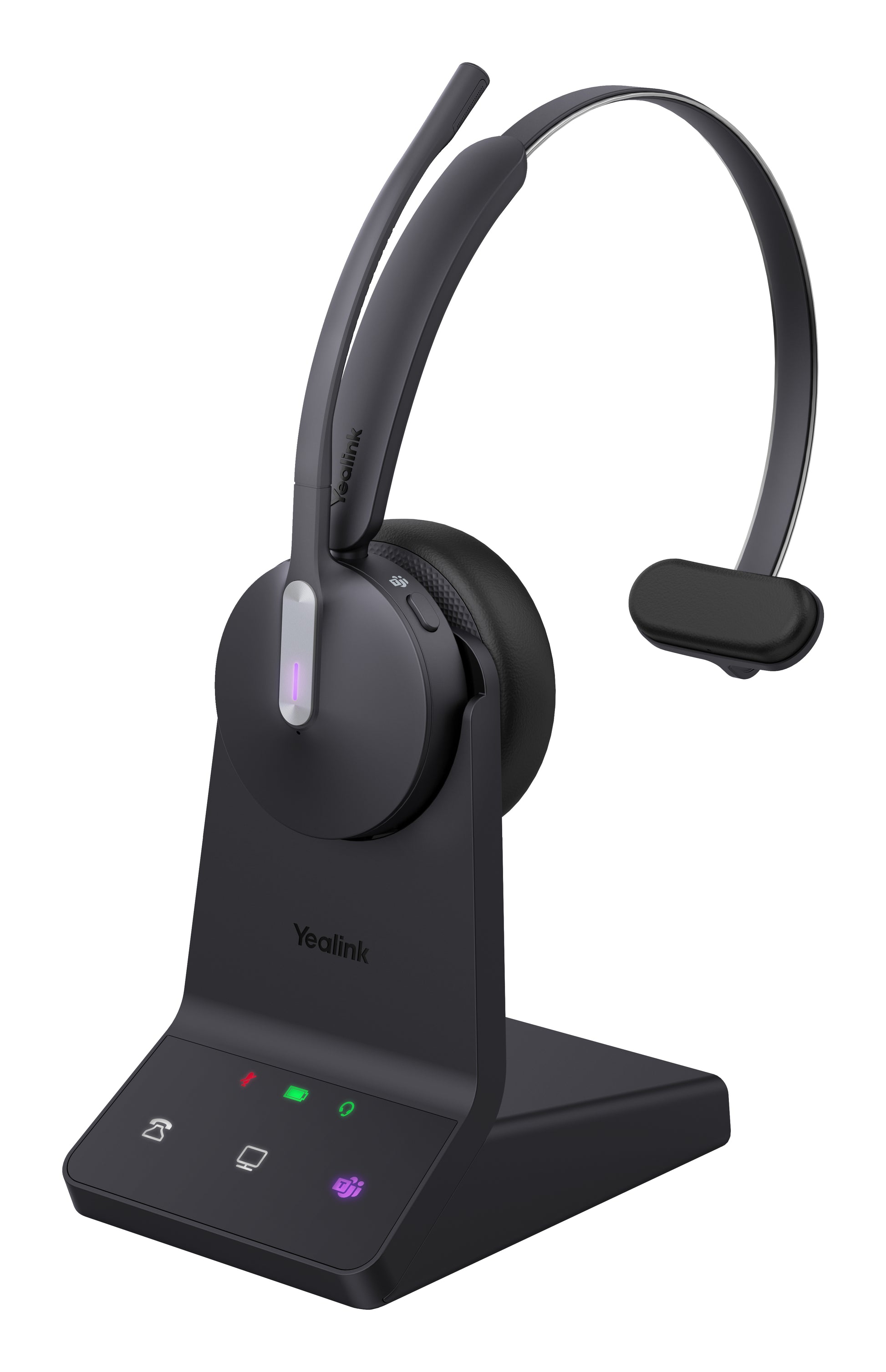 Yealink Wh64 – Mono Headset – Bluetooth, Micro-USB – Schwarz – Teams-kompatibel