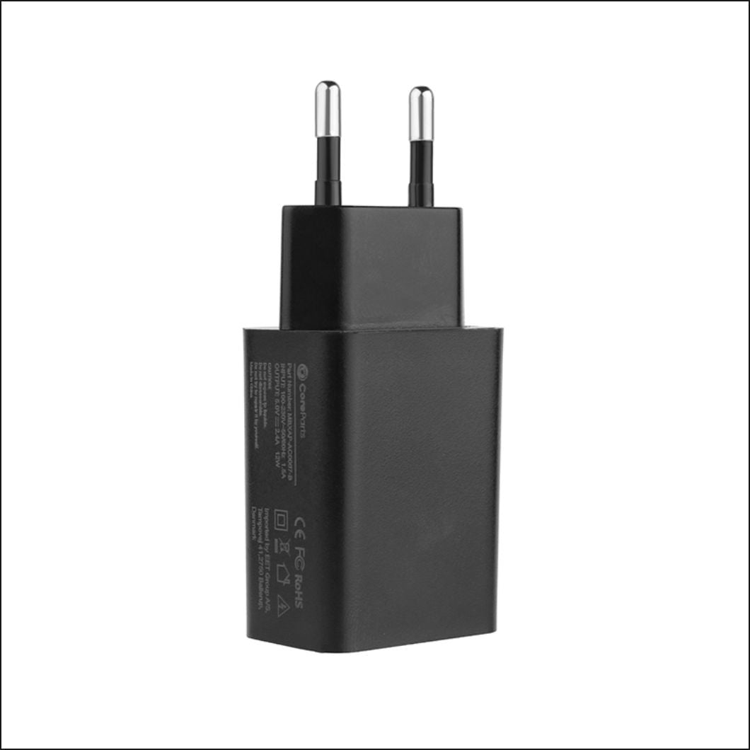 CoreParts USB-Ladegerät 12 W – USB-A×1 – Typ A – Schwarz