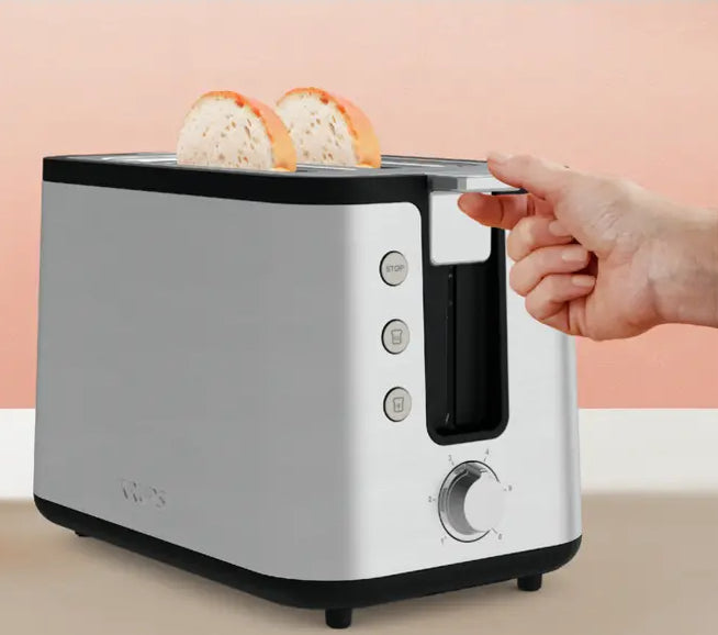 Krups Toaster Control Line – 2 Scheiben, 6 Bräunungsstufen, 850 W – Edelstahl