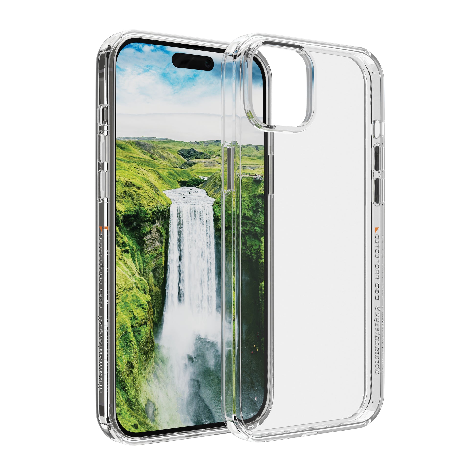 dbramante1928 Iceland Ultra D3O – Backcover – für Apple iPhone 15, Transparent, staub- und kratzresistent