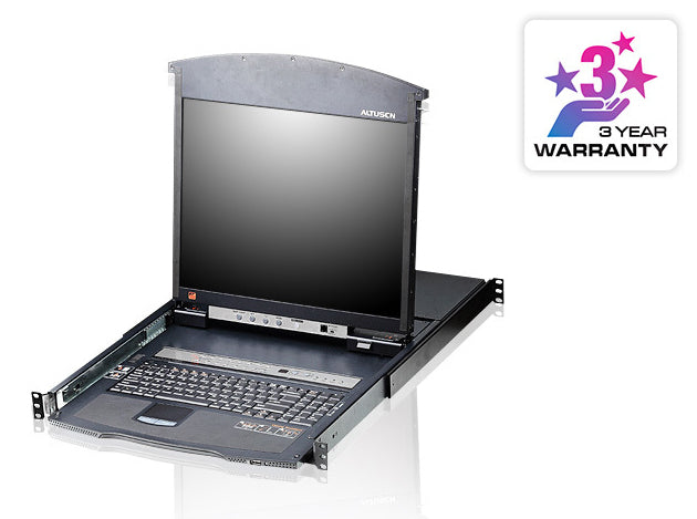 ATEN KL1516AN – KVM-Switch – 16×, 19" LCD (48,3 cm), VGA, PS/2, USB, 1U
