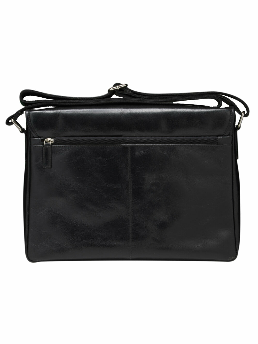 dbramante1928 Marselisborg Notebook-Tasche bis 14" – Vollnarbenleder, Schultergurt – Schwarz