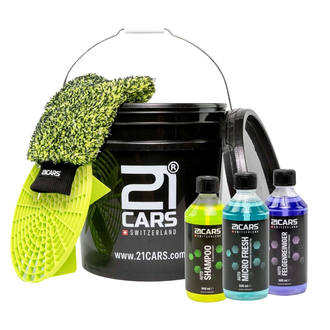 21CARS Black Edition Autowaschset