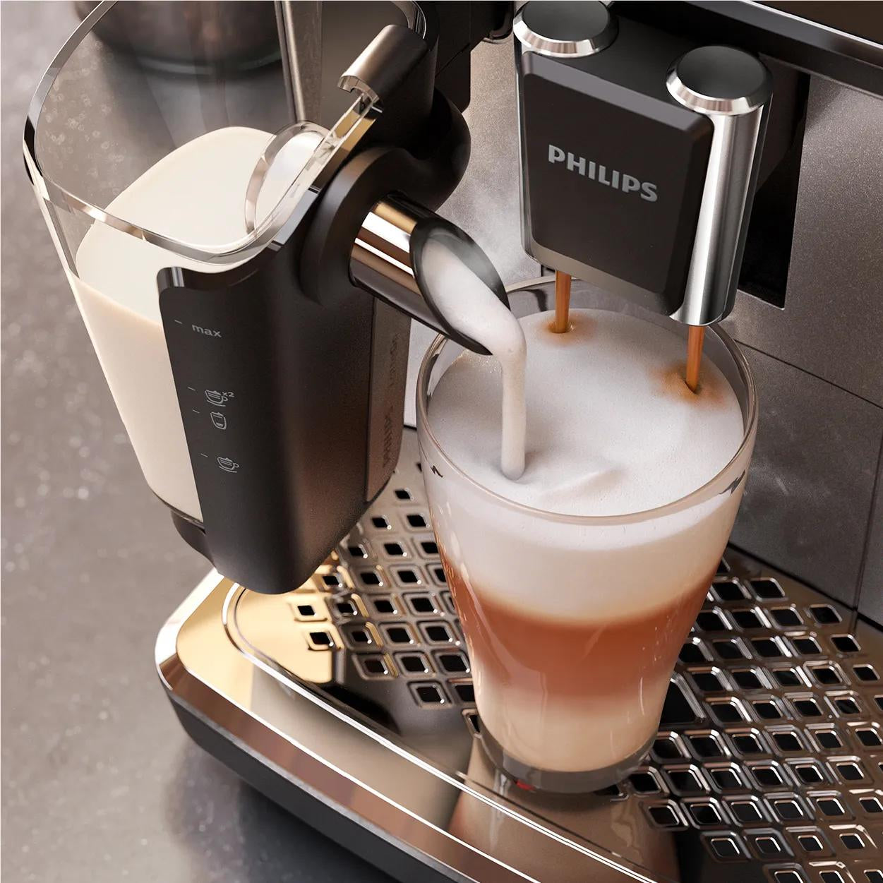 Philips Milchbehälter CA6708/20 – 260 ml – für Kaffeevollautomaten, z. B. EP2X3X, EP3X4X, EP4X4X