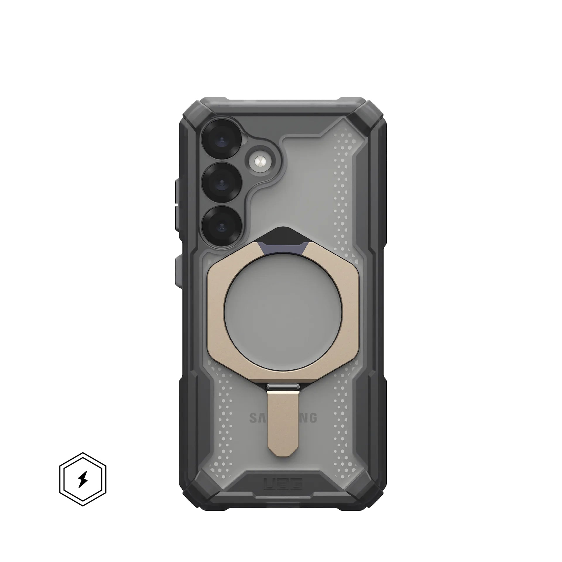 Urban Armor Gear Backcover – für Samsung Galaxy S25 – grau/titan – TPU – MagSafe-kompatibel